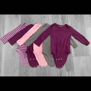 Bundle Hanes Long Sleeve Onsies